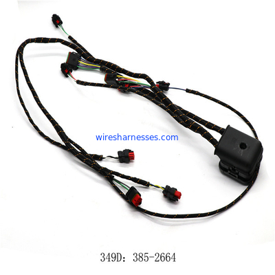 Cuivre pur 3852664 C13 Excavatrice du faisceau de câblage du moteur E349D