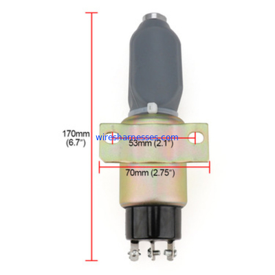 Huile à moteur de commutateur d'extinction de PC200-7 Cummins outre du commutateur 3864274 de valve